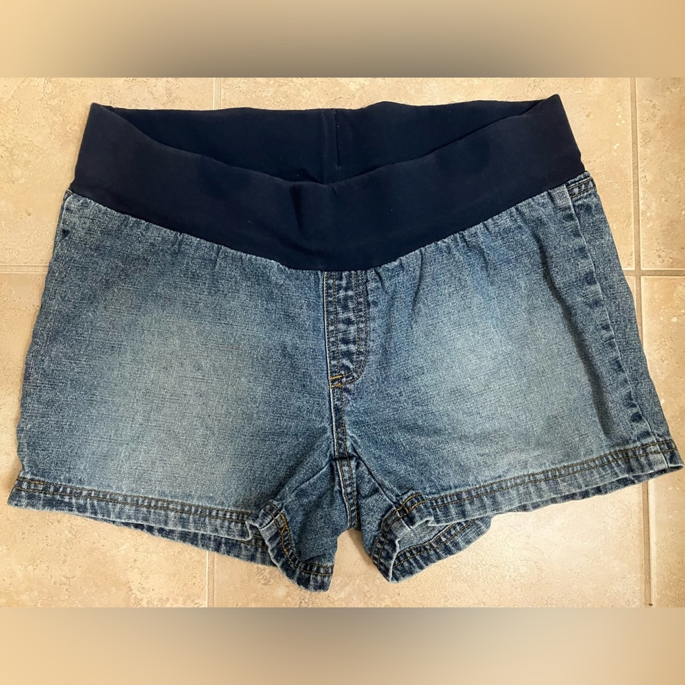 Motherhood Maternity Jean Shorts